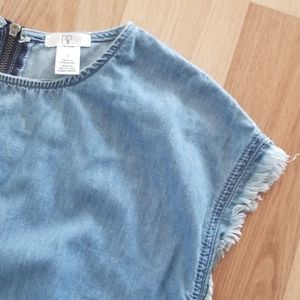 Denim shirt dress